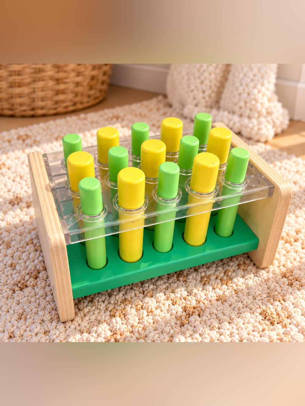 Lovevery Wooden Posting Stand – Companion Play Kit 22–24 Months